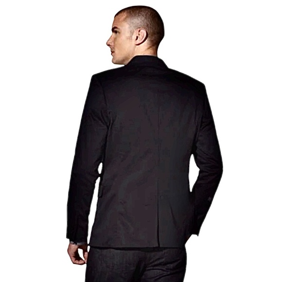 Mossimo Black Slim Fit Blazer Suit Jacket - Picture 2 of 9